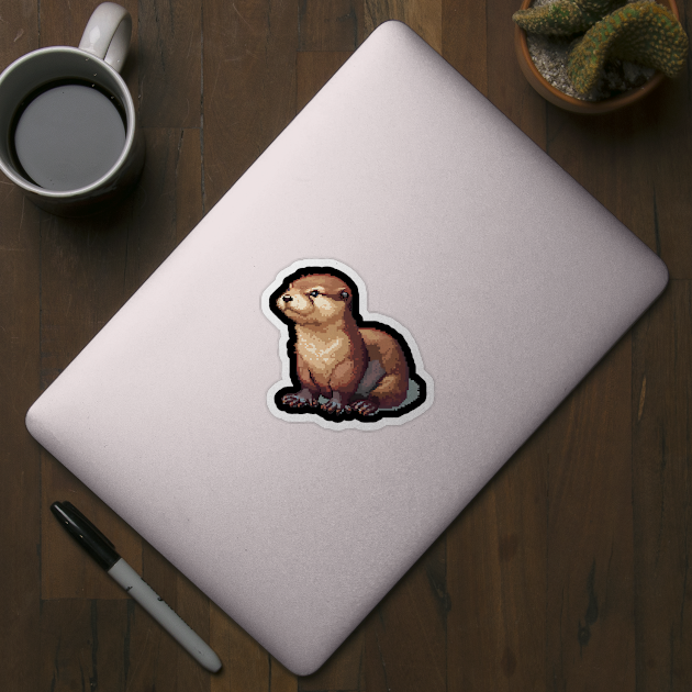 Pixel Otter by Animal Sphere